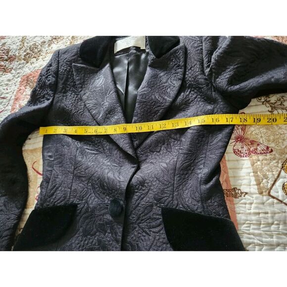 Womenstyl Nouvelle Couture Made In FRANCE Women's Blazer Jacket Black Size‎ 38 - Picture 7 of 7